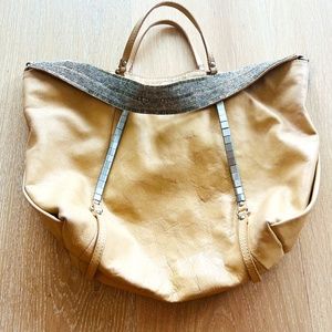 Anthropologie Jasper & Jeera Embellished Leather Vintage Handbag